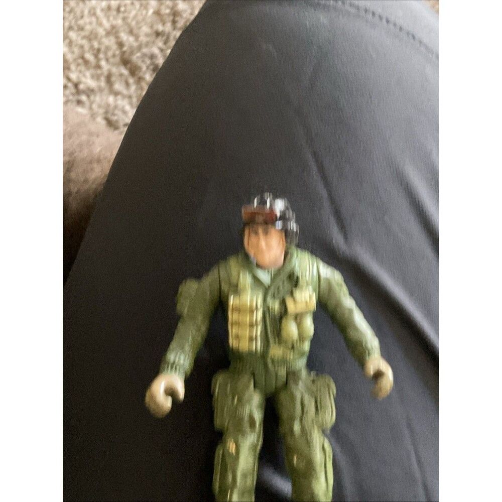 True Heroes Sentinel 1 S1 Green Camo Soldier Military Action Figure 4" H2